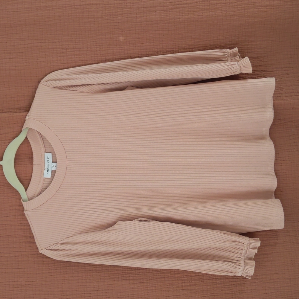 Amour Vert Ribbed Top